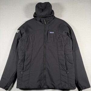 Patagonia Nano Air Hoody Womens XL Black Full Zip Insulated Hooded Jacket 84265